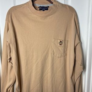 Men’s Long sleeve Pullover- sand/tan color